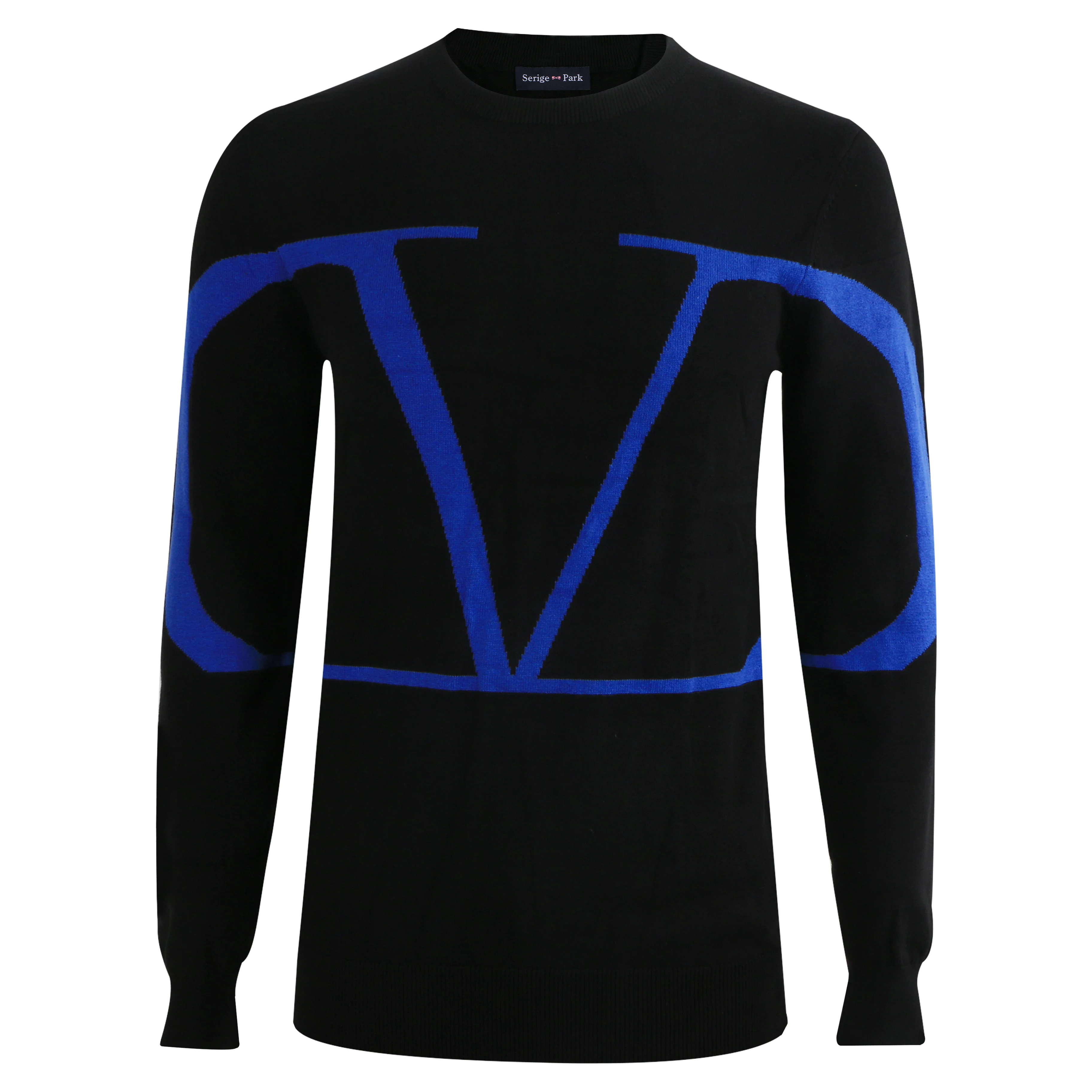 2019 новый осенний модный брендовый Повседневный свитер VALENTINOOO с круглым вырезом