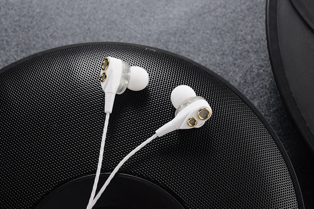 Bluetooth наушники с высоким басом, двойной привод, стерео наушники-вкладыши, проводные наушники с микрофоном, компьютерные наушники, поддержка TF карты для телефона
