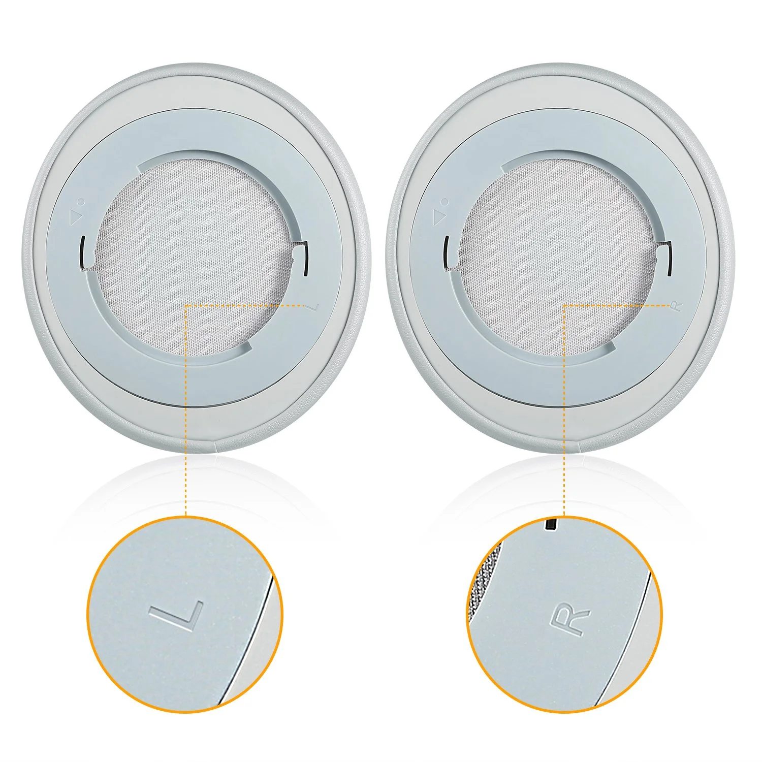 

Replacement Oval Earpads Ear Pads Memory Foam Ear Cushion Kit Pad Cover for Razer Kraken Pro V2 Oval Ear Headphone Only Oval