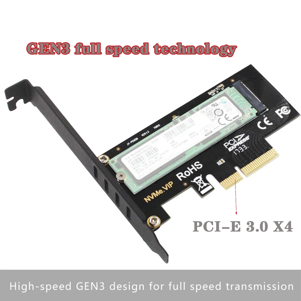 

M.2 to PCI-E Adapter NVME SSD NGFF to PCI-E Converter Expansion Card with M Key Interface Supports PCI-E 3.0