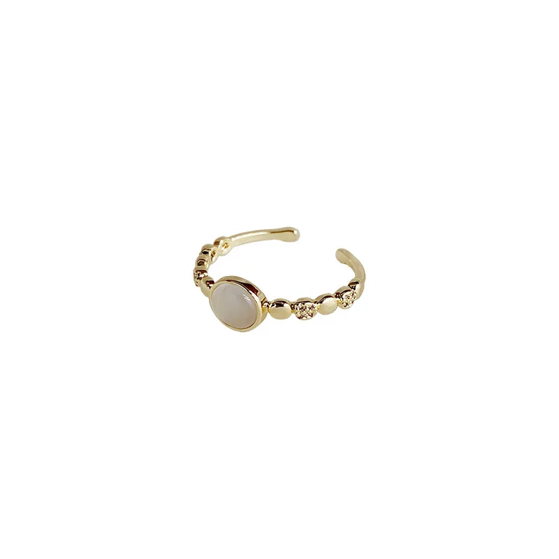 

Korean Opal Rings For Women 2020 New Jewelry Simple Open Ring Bijoux Adjustable