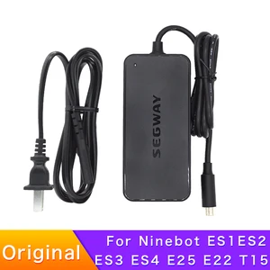 original charger for segway ninebot kickscooter es1 es2 es4 e22 e25 t15 m365 pro electric scooter charger adapter accessories free global shipping