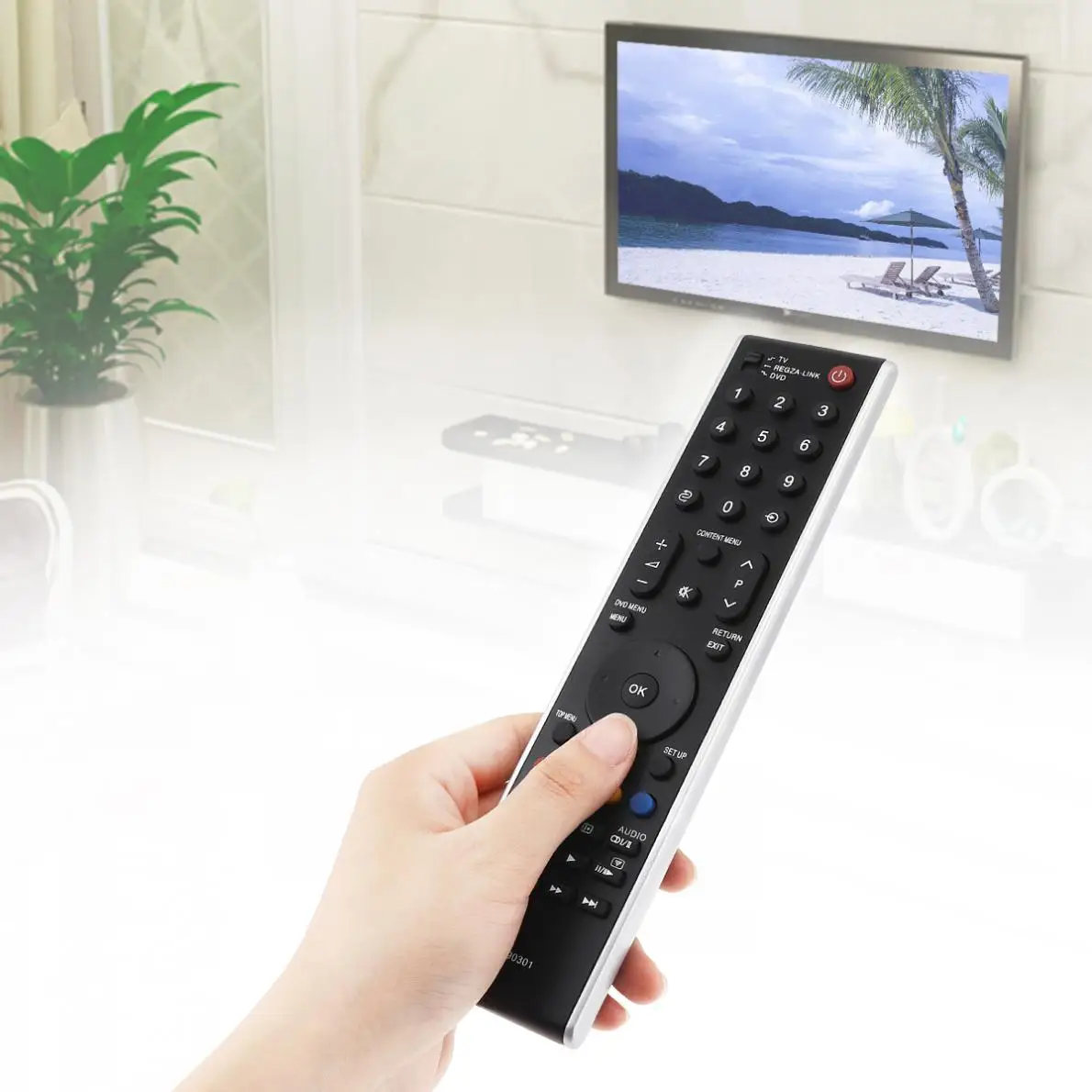 IR 433MHz Замена ТВ длинный пульт дистанционного управления подходит для Toshiba tv/CT-90288/CT-90287/CT-90337/CT-90301