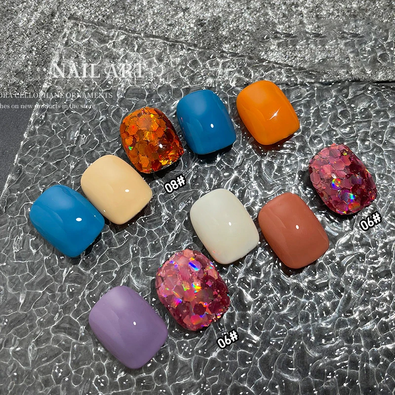 

1PC New Mixed Hexagonal Nail Sequins Laser Multicolor Glitter Japanese Style Nail Flakes Sequin Art Manicure Decor Accessories