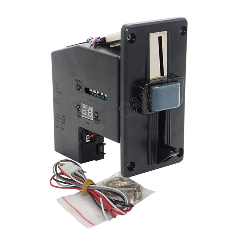 

10pcs Multi Coin Acceptor 626 Electronic Roll Down Coin Acceptor Selector Mechanism Vending Machine Mech Arcade Game Ticket