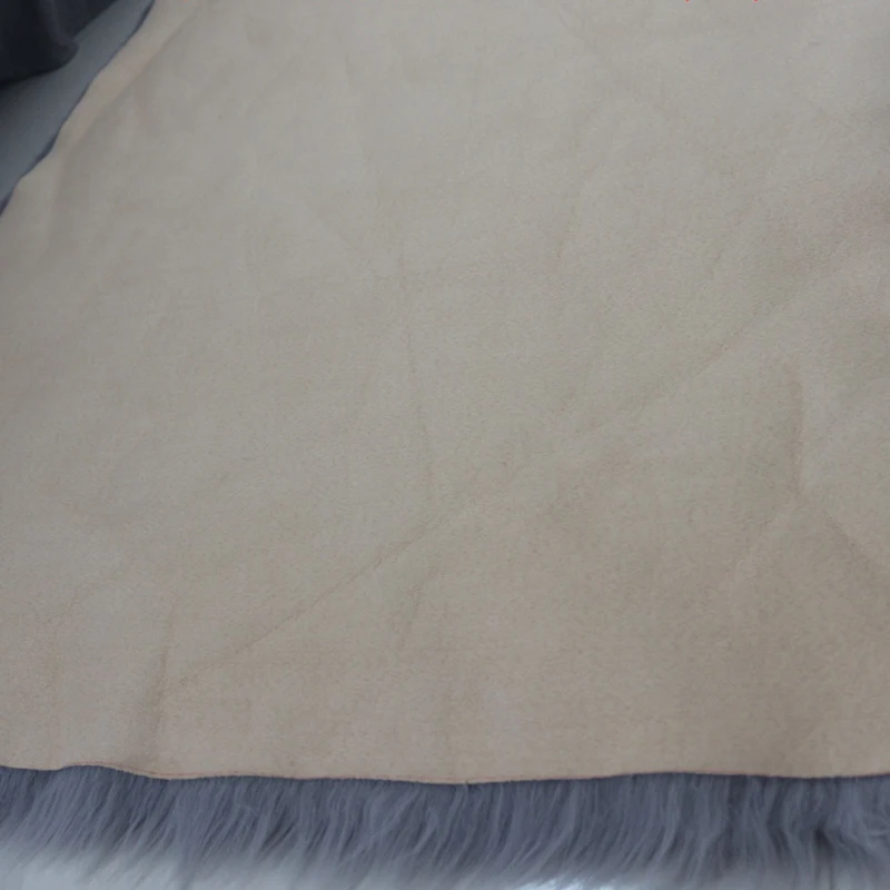 Искусственный длинный шерстяной ковер для гостиной спальни нескользящий коврик