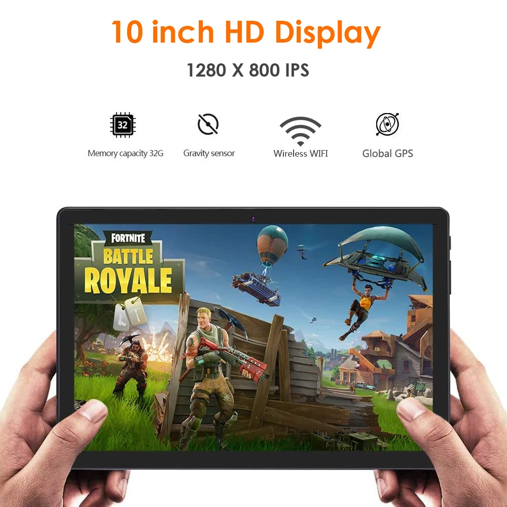 32GB Storage tablet 2.5D Glass 10 inch Android 9.0 Quad Core 1280x800 HD IPS 3G Phone Call GPS WIFI Pad 10.1 Gifts | Компьютеры и офис