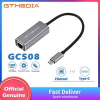 gtmedia usb c to ethernet adapter usb c to rj45 gigabit ethernet lan network adapter cable compatible for macbook ipad win7810