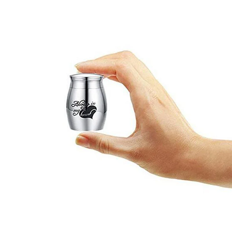 Мини урны 30x40 мм резные крылья зонтик контейнер для хранения металлическая