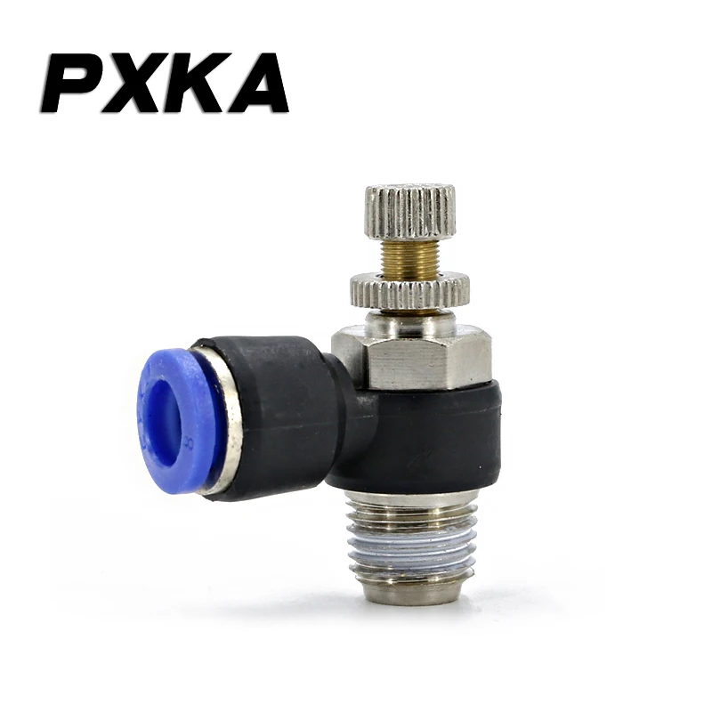 Бесплатная Доставка 2 шт. воздушный цилиндр дроссельного клапана SL4-M5 клапан