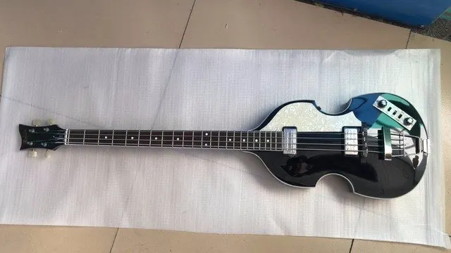 Глянцевый черный Hofner Современная серия бас разработан в Германии Hofner HCT-500/1-SB бас ЧЕРНЫЙ BB2 скрипка Hofner bass