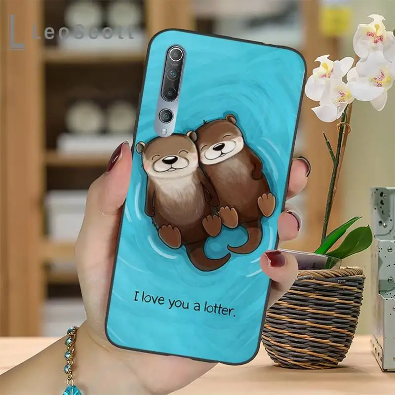 

Animal otter cute Phone Case For Xiaomi Redmi 7 8 9t a3Pro 9se k20 mi8 max3 lite 9 note 9s 10 pro