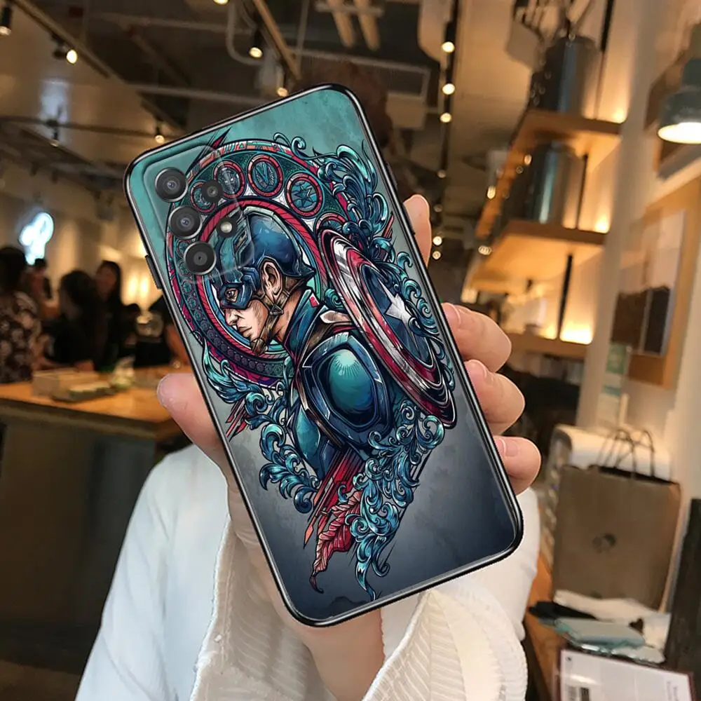 Чехол для телефона Iron Man VS captain Samsung Galaxy A70 A50 A51 A71 A52 A40 A30 A31 A90 A20E 5G a20s - купить по