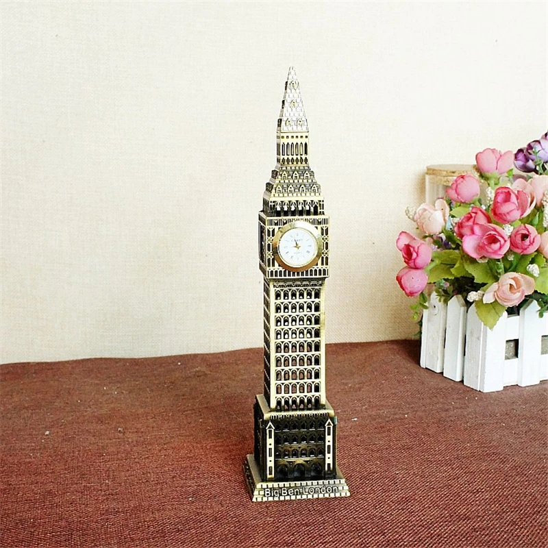 Часы Big Ben YWSM09C модель из сплава для домашнего декора|Статуэтки и миниатюры| |