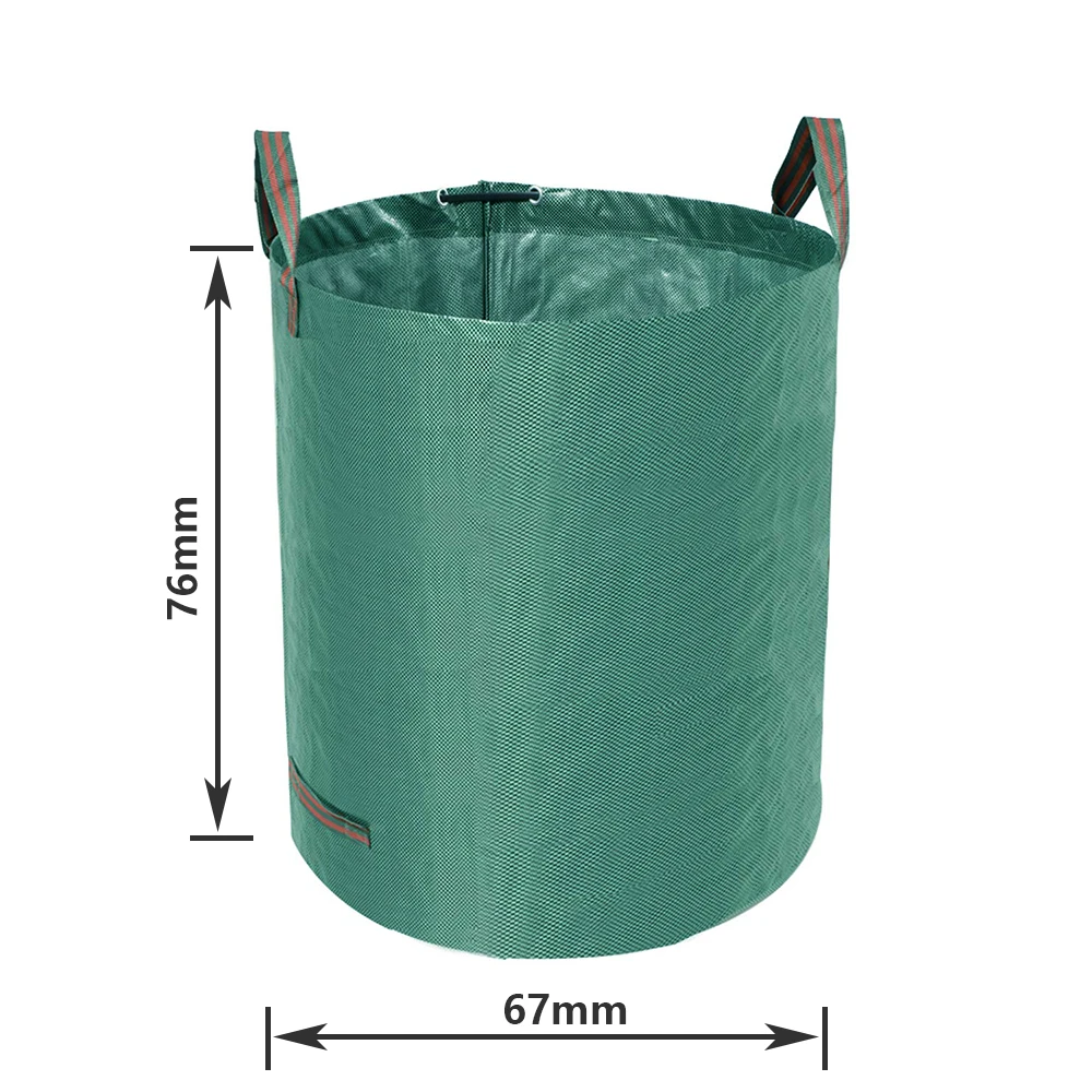 Мешок для мусора большой емкости 272L многоразовый садовый мешок