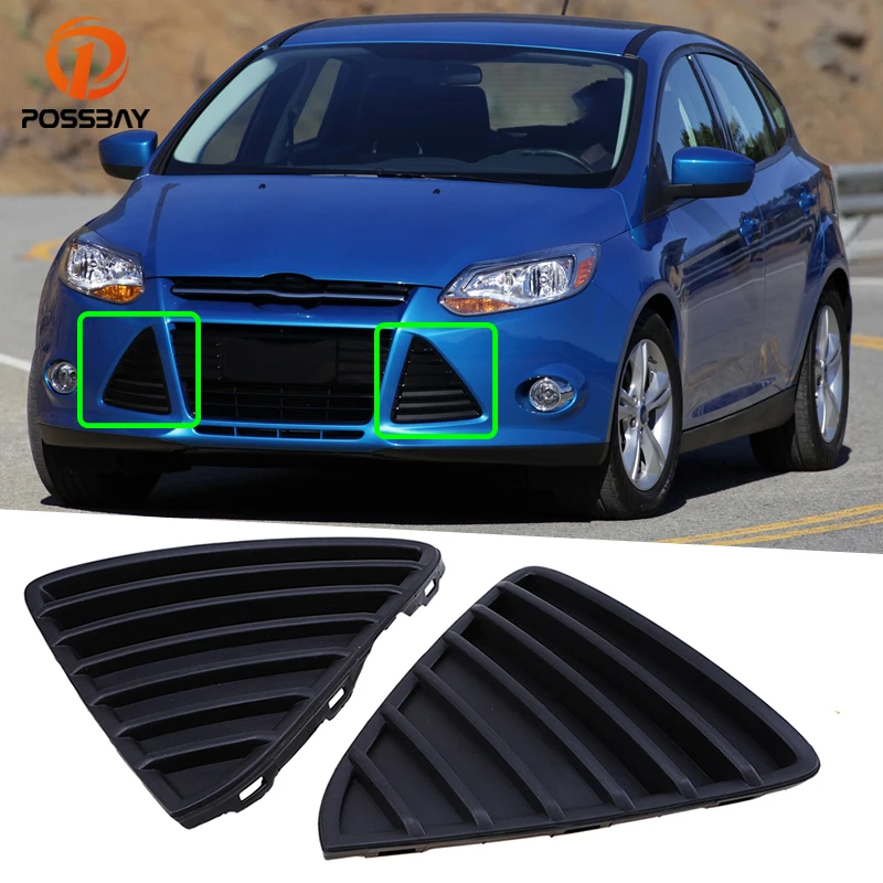 1 пара передний бампер для автомобиля Нижняя угловая Решетка Вентиляционная