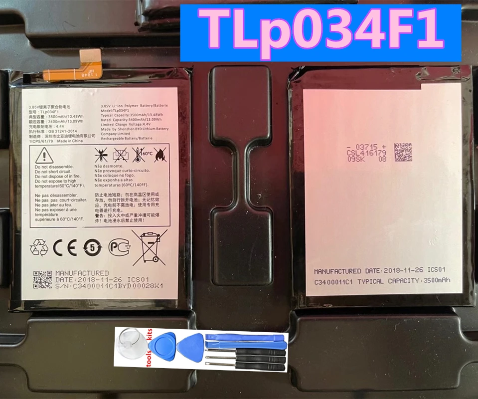

Original High Quality 3500mAh Alcatel TLp034F1 Battery