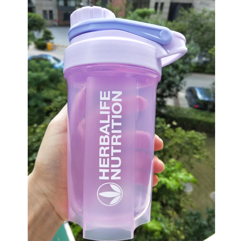 4 Новое поступление с фабрики 500 мл добавки herbalife Спортивная бутылка портативная БАП бутылка белкового порошка - Цвет: 4
