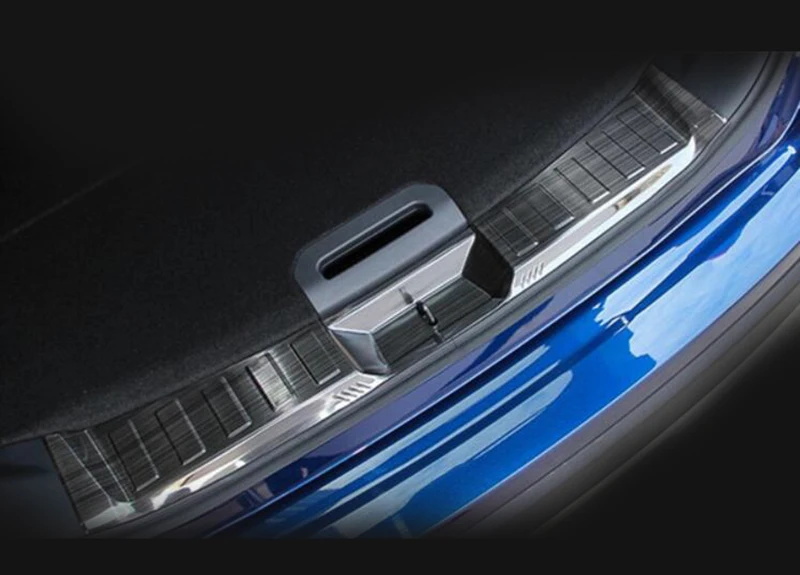 Внутренний внешний задний бампер багажника порог задней двери порога Защитная
