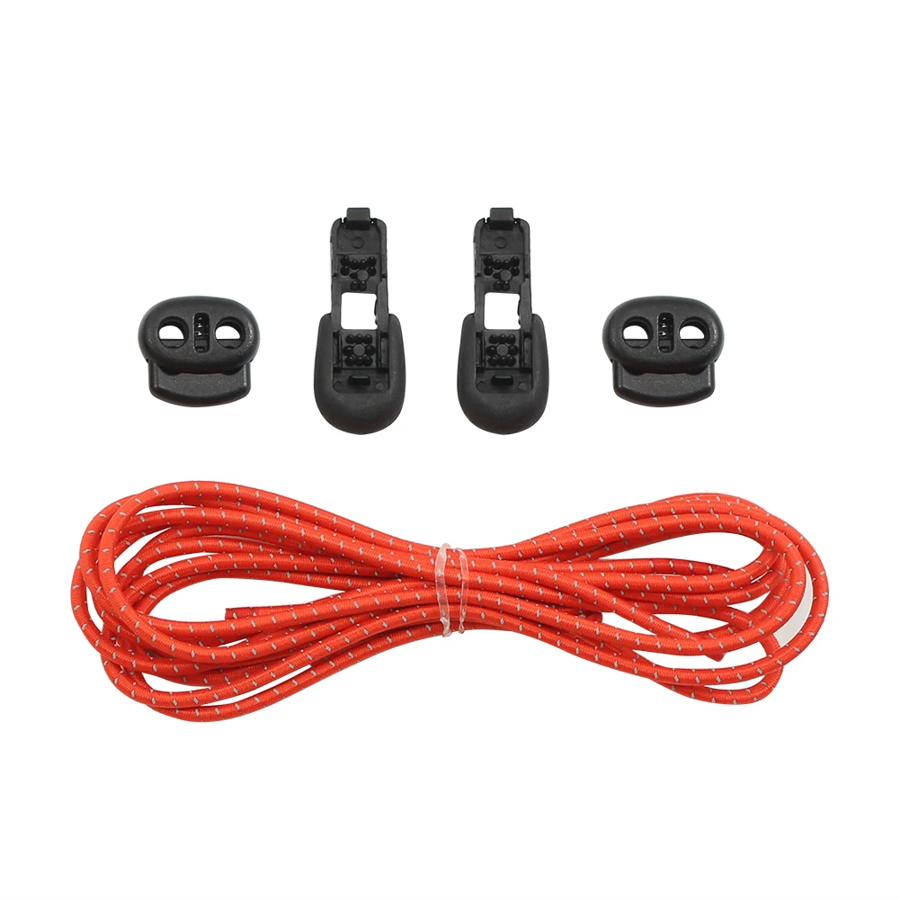 Эластичный без галстука шнурки Спортивная Runner Легко открывающаяся