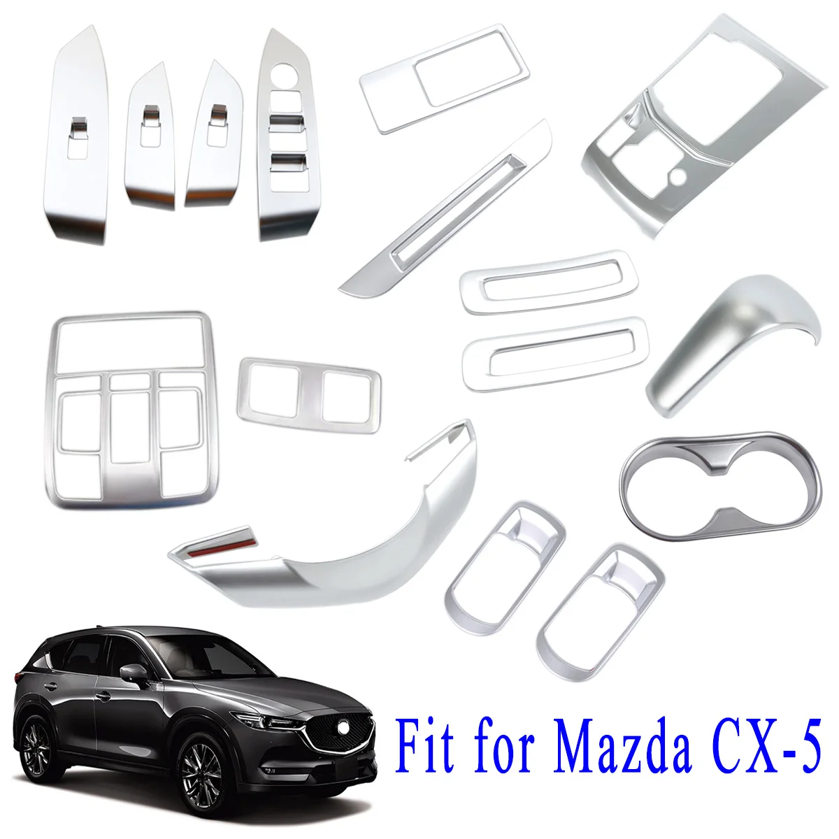 Аксессуары для Mazda CX5 CX-5 KF хромированная регулировка фар держатель стакана воды