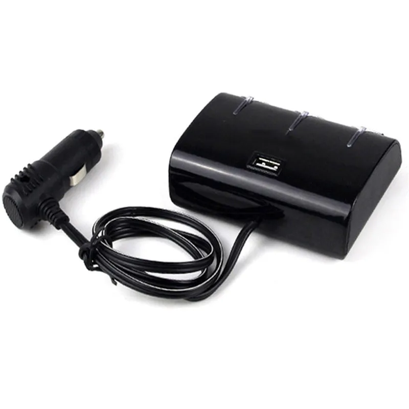 12 V-24 V Автомобильный Прикуриватель разъем светодиодный автомобиль с 3 портами(стандарт Порты и разъёмы Зарядное устройство Мощность адаптер для телефона MP3