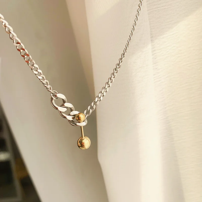 Цепочка-чокер Женская из нержавеющей стали в стиле панк бохо-готика 2125 |