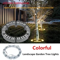 pillar lamp park outdoor garden lighting landscape garden colorful tree lights dc24v 48w 60w ip65 waterproof lawn lamp column