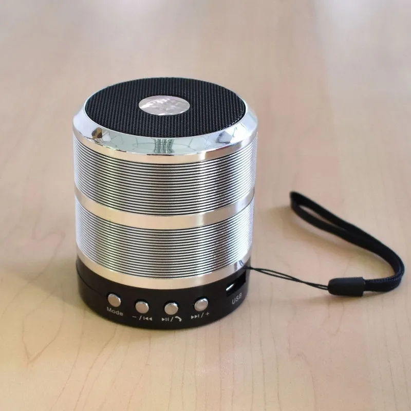 Портативный Bluetooth динамик металлическая сенсорная карта 3D маленькая стальная