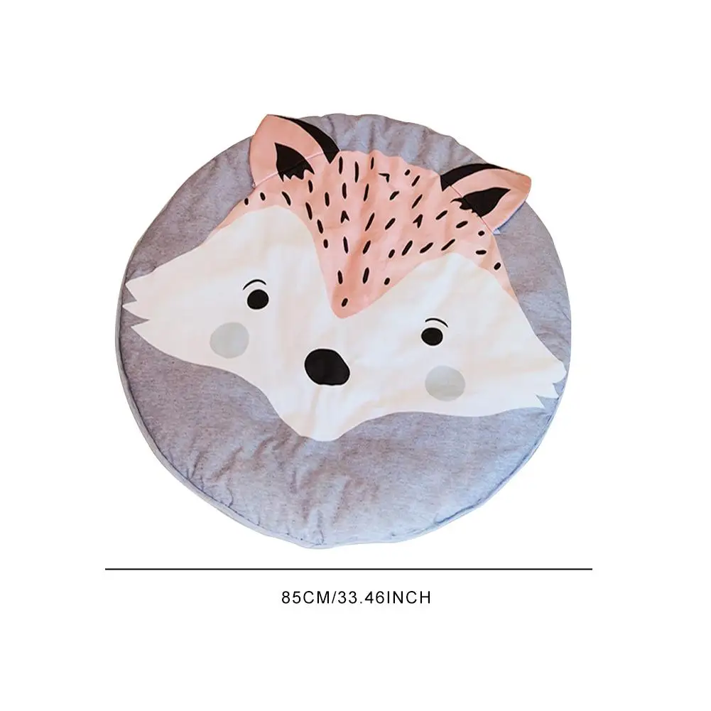 Коврик для ползания мультяшный дизайн лисы детский игровой коврик милый мягкий |