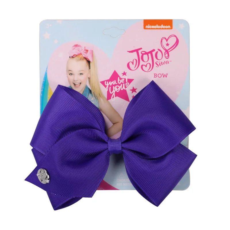 Заколка для волос с бантом Jojo Bows 5 дюймов мультяшный большой бант детская лента