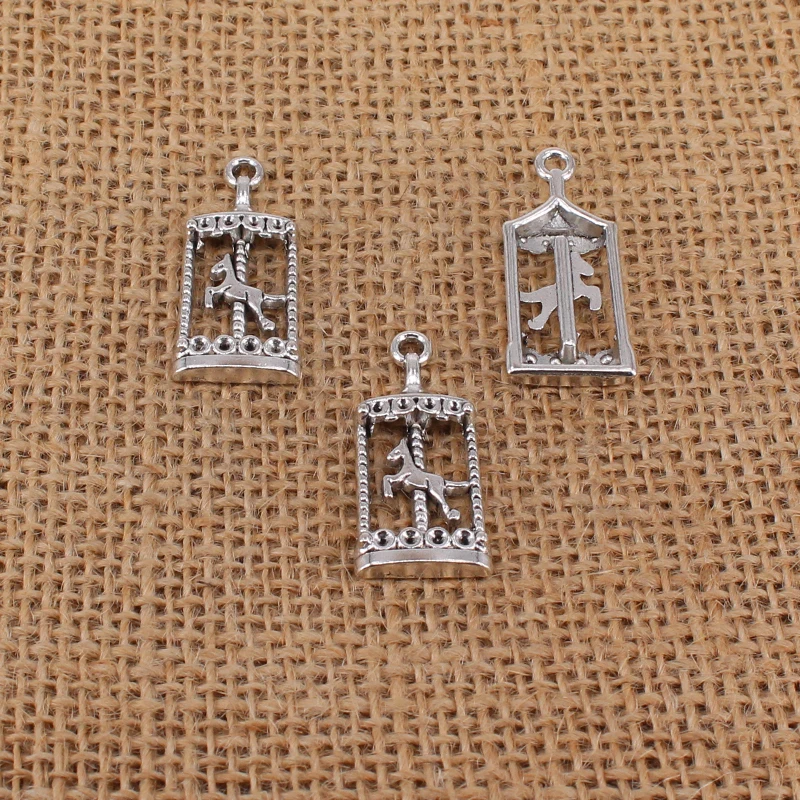 Подвески в виде карусели для изготовления ювелирных изделий под античное