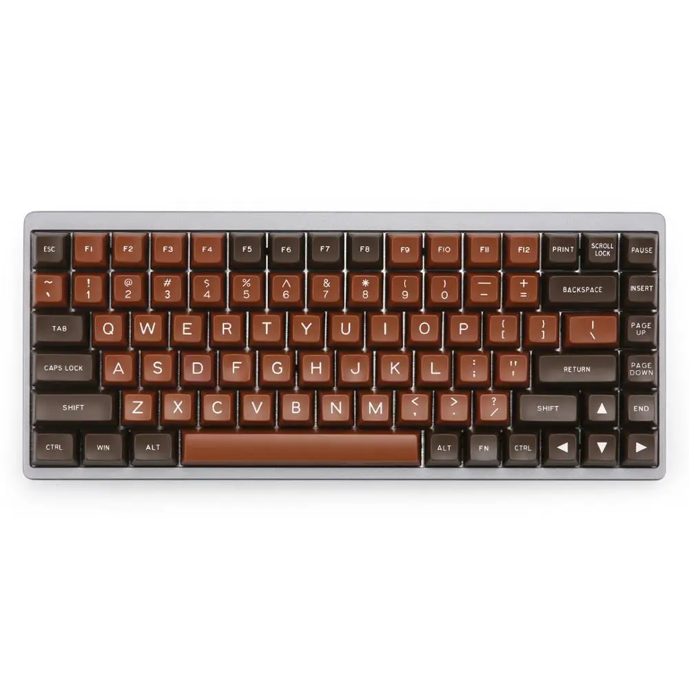 MAXKEY chocolate SA keycaps ABS Double shot 134 клавиш для механической клавиатуры mx|Клавиатуры| |