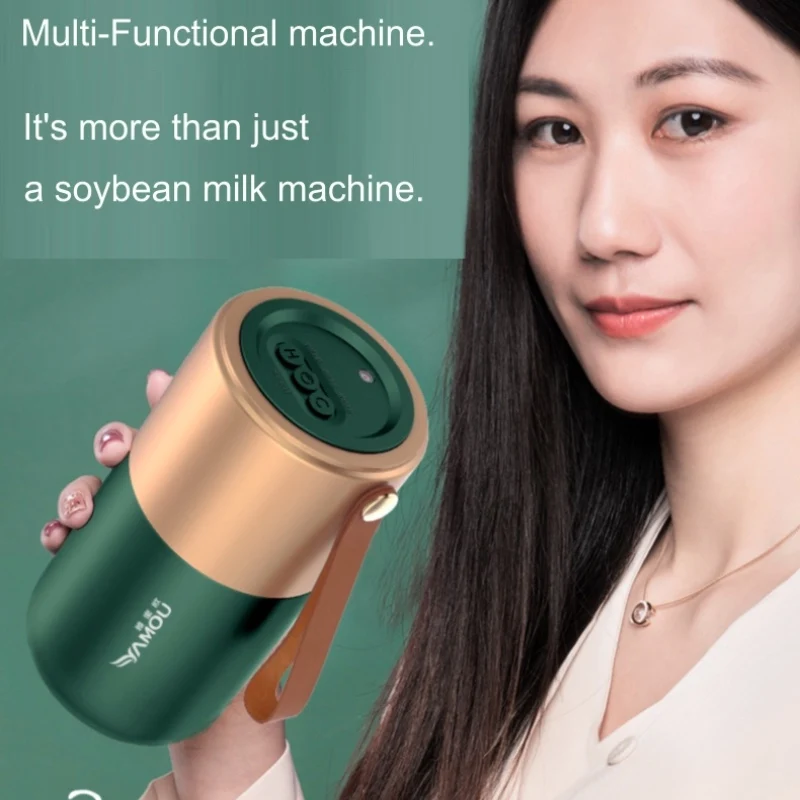 

Soymilk Machine Mini Automatic Soy Milk Maker Blender Powerful Wall-breaking Cooking Machine Electric No Filter Heating Juicer
