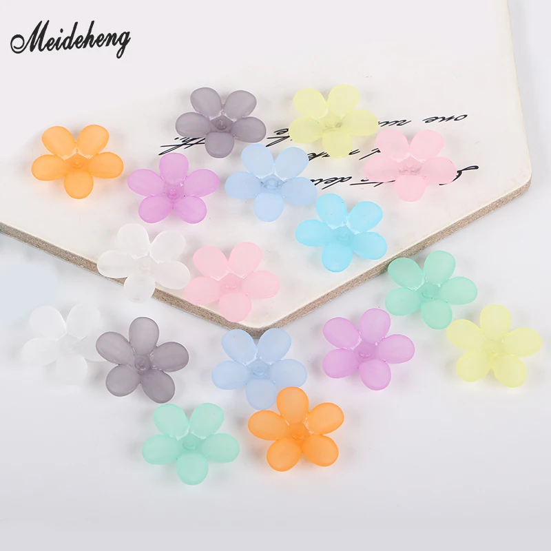 22 мм модные матовые пять лепестков цветок бисер украшение обуви DIY Ювелирные