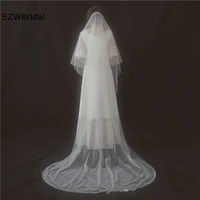 new arrival 2 layer ivory wedding veil sexy wedding accessories bride face veil bridal headwear pearls beaded welon slubny