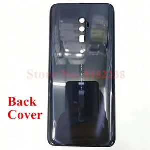 100 original glass battery cover for oppo reno 10x zoom rear housing door mobile phone case back cover replacement parts free global shipping