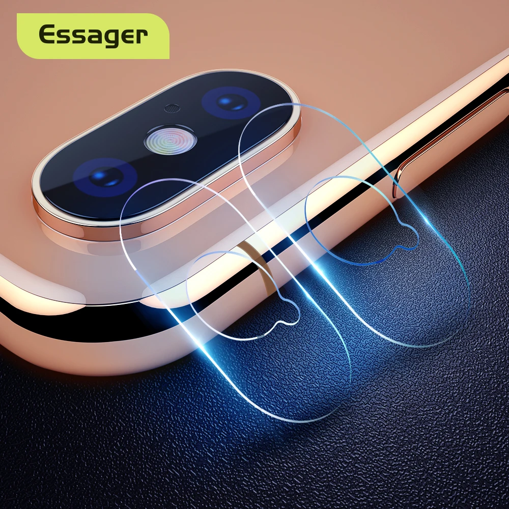 Защитная пленка Essager для задней камеры iphone X S Xs Max XR Xsmax 8 7 Plus 9H из закаленного