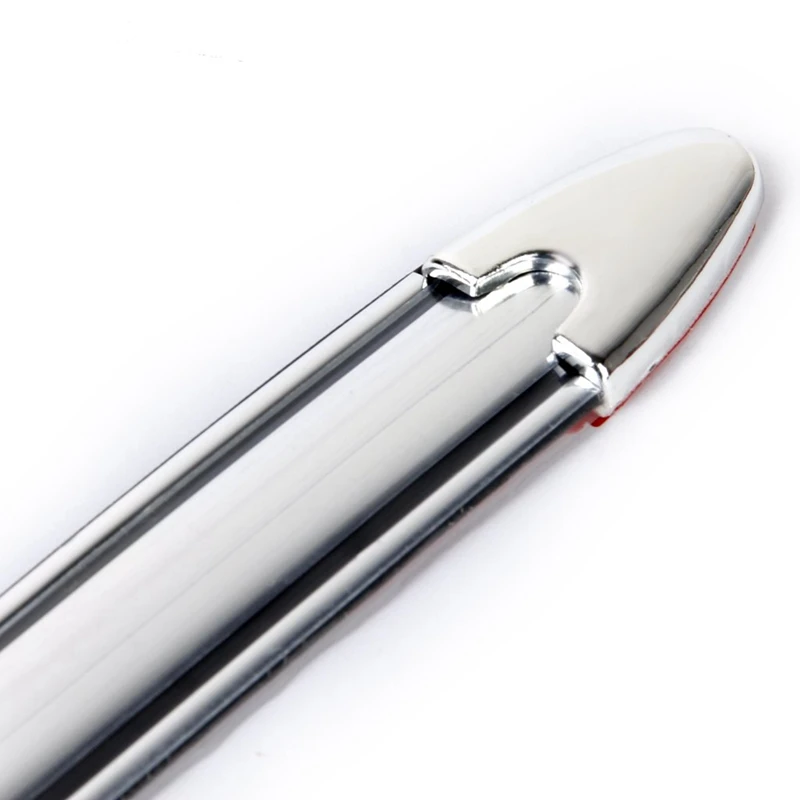 

4 Pcs Silver car Car Bumper Guard Protectors 40cm