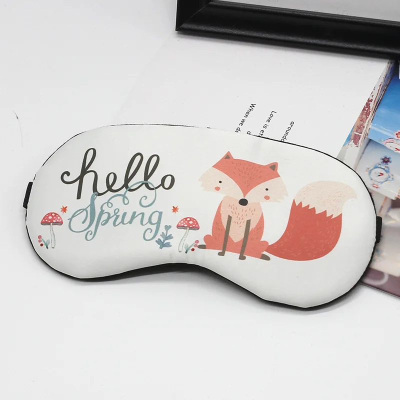 Маска для сна креативная забавная маска милая хлопковая мультяшная глаз