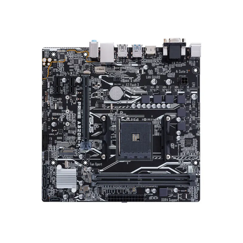 Материнская плата ASUS PRIME A320M-K AMD Ryzen AM4 DDR4 HDMI VGA M.2 USB 3,1 Micro-ATX