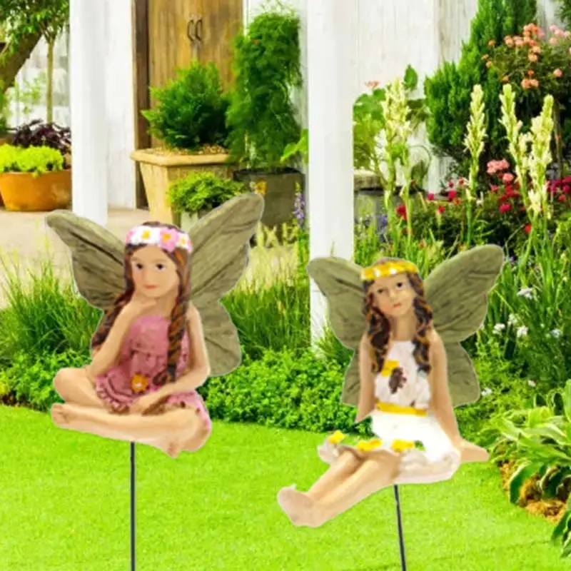 Миниатюрные сказочные фигурки 6 шт. аксессуары для украшения улицы или дома