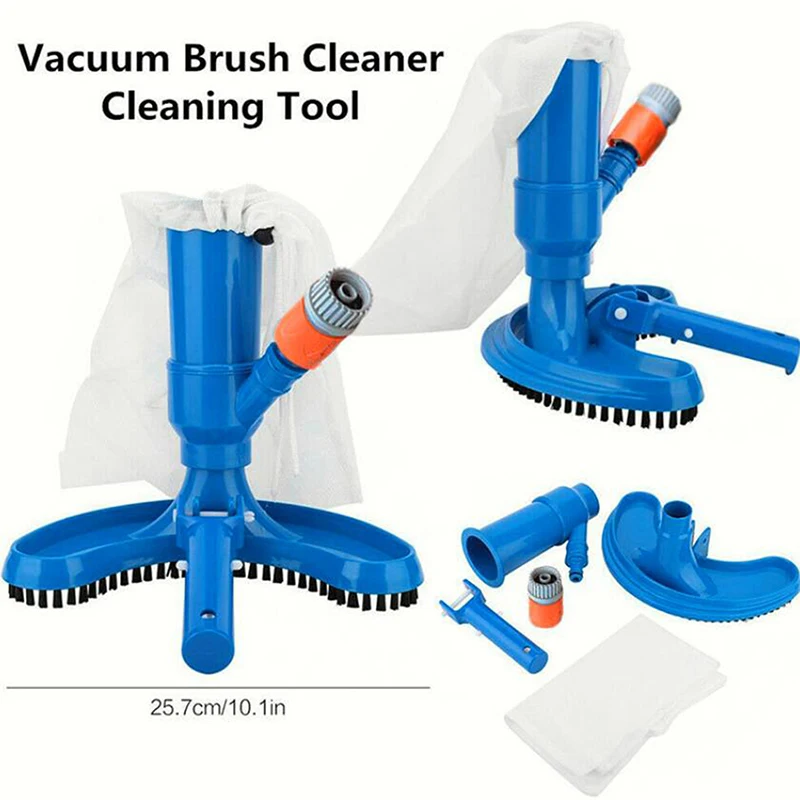 

New Outdoor Swimming Pool Vacuum Jet Cleaner Floating Objects Cleaning Tools Suction Head Pond Fountain Vacuum Brush Cleaner