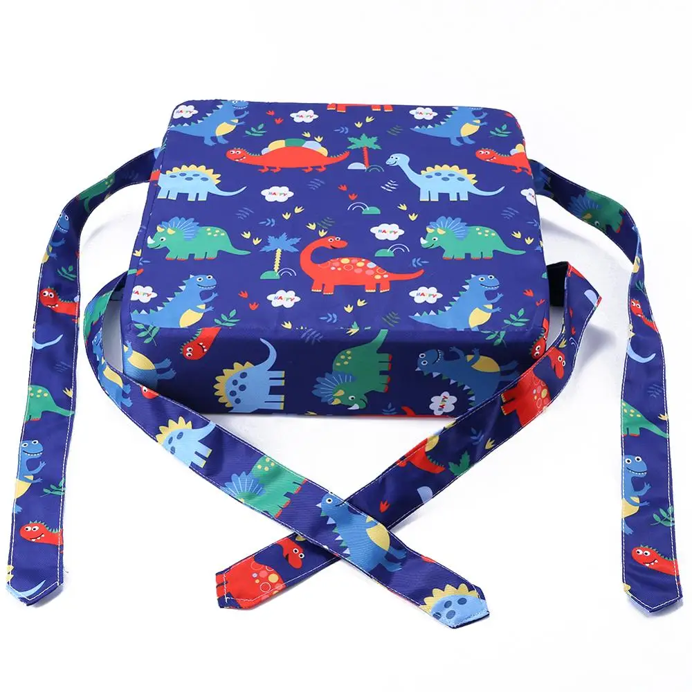 

Cute Kids Increased Chair Pad Modern Removable Linen Cushion Baby Anti-skid Baby Dining Chair Mat Table Chair Cushion Booster