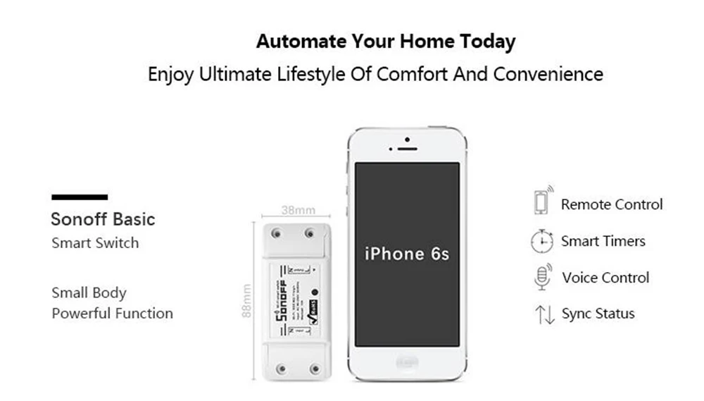 Sonoff Мини Базовый R2 R3 Wifi умный переключатель умный дом пульт дистанционного управления DIY таймер беспроводной переключатель работает с Alexa Google Home