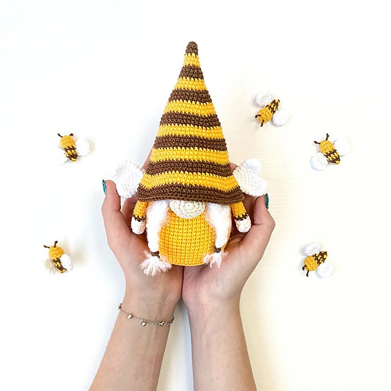 1 шт. Nordic &quotшмель&quot &quotв полоску гном Безликий куклы елка с орнаментом кукла