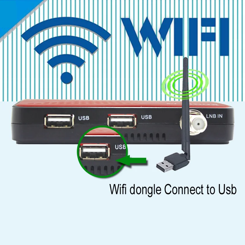 Koqit U2 DVB S2 Satellite Receiver DVB-S2 CS Receptor Free Scam Auto Biss vu iptv Decoder satellite tv box Wifi/RJ45 Sat Finder |