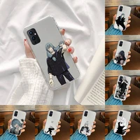 jujutsu kaisen mahito phone case transparent for oneplus 9 8 7 7t 8t oppo find x3 x2 reno5 vivo x60 x50 pro meizu 17 16xs