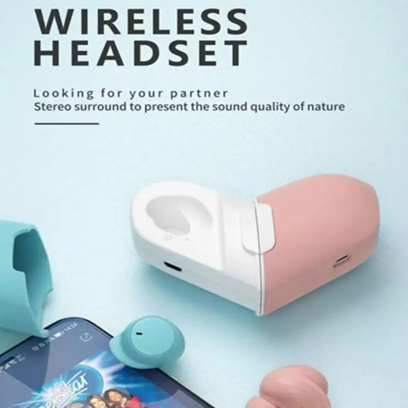 Фото Оригинальные TWS-наушники E3, Bluetooth 5,0, беспроводные наушники IPX6 с защитой от пота, hi-fi звук, стереонаушники, Спортивная гарнитура №2