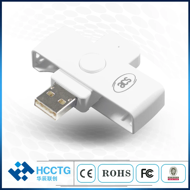 

Mini EMV Chip Contact USB Portable ISO 7816 Smart IC Card Reader ACR39U-N1 with Free SDK